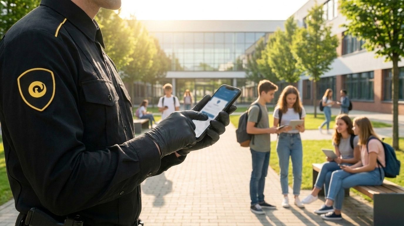 AI-powered surveillance command centre monitoring school security