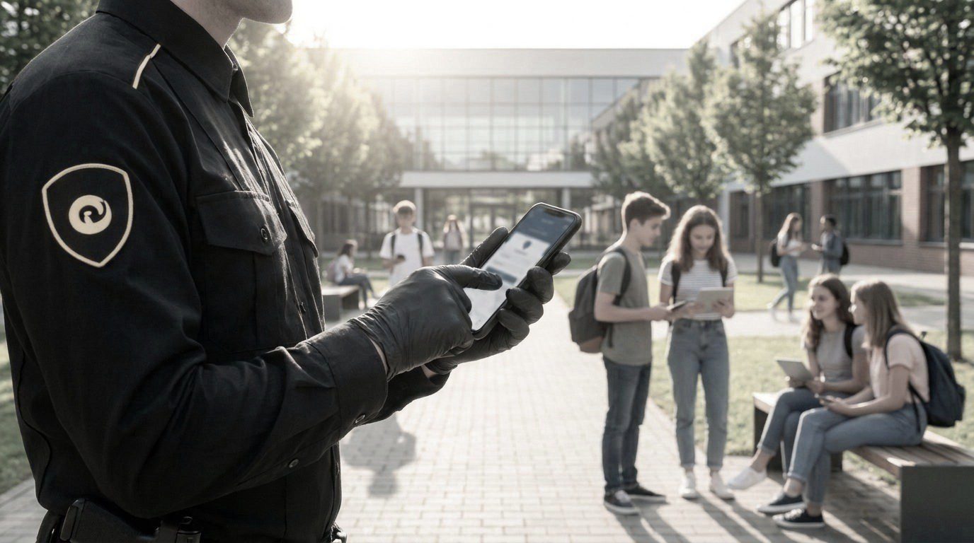 AI-powered surveillance command centre monitoring school security