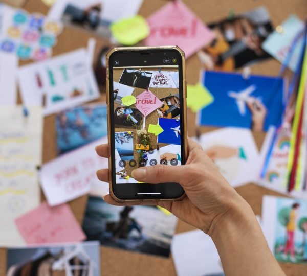 woman-creating-their-own-vision-board